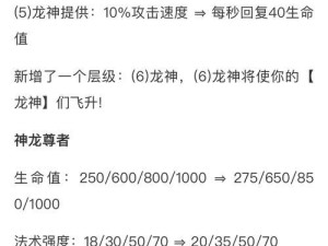 神龙努努出装攻略大全（全面了解神龙努努的最佳装备搭配和策略）