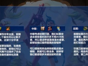 孙悟空技能出装加点攻略（挑战敌人，成为无敌斗神！）