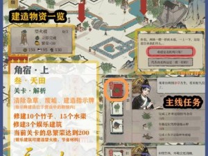 《江南百景图》鸡鸣山梗河任务攻略（从零开始，轻松完成任务！）