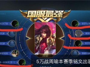 周瑜铭文技能出装攻略大全（打造无敌火神，畅享对战快感！）